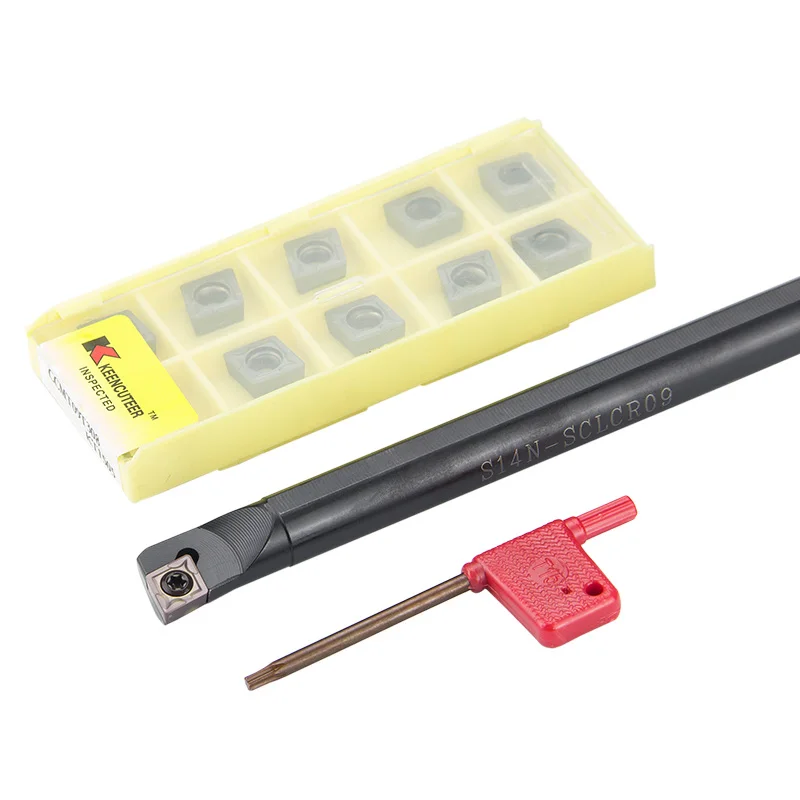 Inserções de Carboneto Torneamento Interno Ferramenta Titular Ccmt Torno Conjunto Corte S12m-sclcr09 S16q-sclcr09 S20r-sclcr09 S25s-sclcr09 S14n