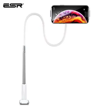 

ESR Universal Tablet Phone Holder Foldable Adjustable Angle Desk Stand Holder for iPhone iPad Tablet for Samsung xiaomi huawei