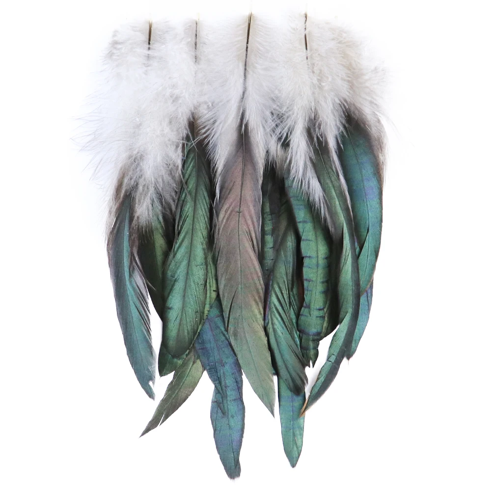 Pheasant Feathers Rooster Feathers Craft Feathers Natural Feathers 50Pcs/Lot 6-8 Inch/15-20 CM For Crafts Jewelry Earring