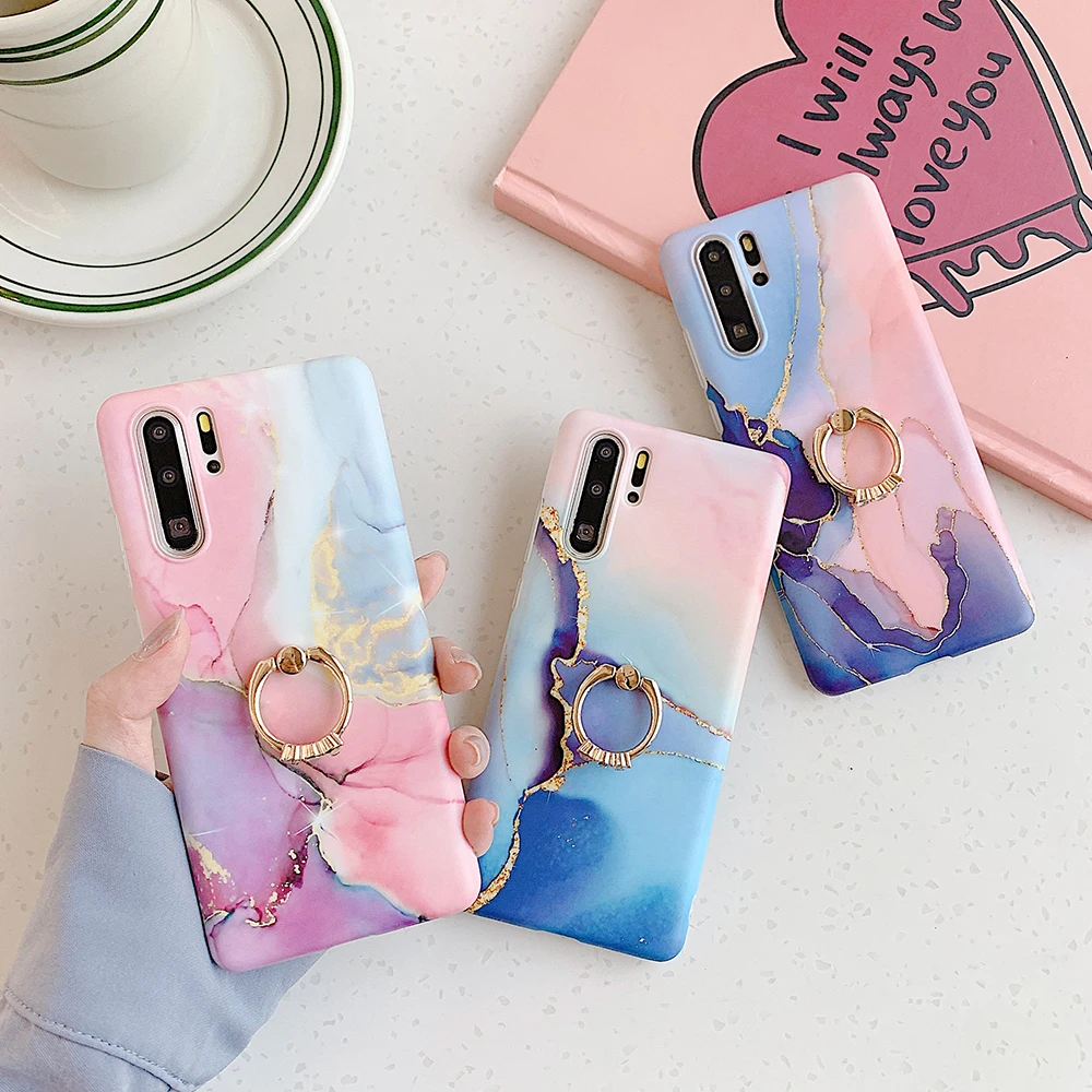 Винтажный Классический Мраморный чехол LOVECOM для телефона Huawei P40 Pro P30 P20 Lite Mate 30 20 с