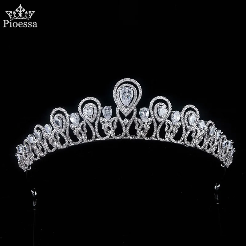 

New Exquisite Butterfly Zircon King Tiaras Elegant New Tiara Rhinestone Wedding Crown Tiara Party Graduation Ceremony with Crown