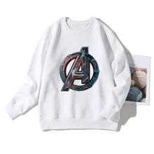 

Marvel Sweatshirt Womens Oversized Hoodie Sweat Streetwear Harajuku Comfy Sudaderas Mujer 2021 Grunge Aesthetic Skateboard Wear
