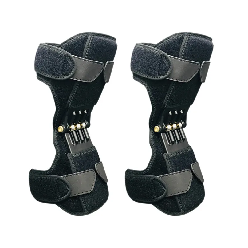 

1Pair Patella Booster Spring Knee Brace Support For Climbing Mountaineering Squat Sports #2l30