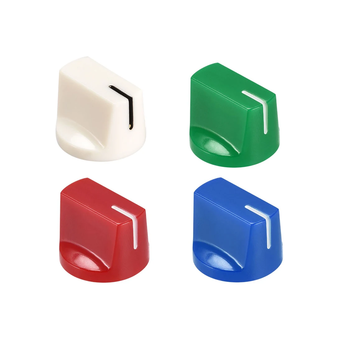 

uxcell 6.4mm Shaft Hole Guitar AMP Effect Pedal Knobs Pointer Control Knobs with Set Screw for Effect Pedals or Amplifiers