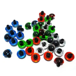Yeux de sécurité en plastique, artisanat, animaux, ours en peluche, bricolage, marionnette, couture, jouets en peluche, accessoires 9mm/10.5mm/12mm, 10 pièces 