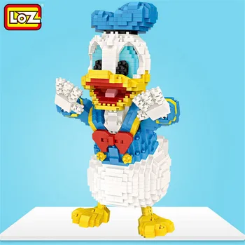 

LOZ Blocks 9038 Cartoon Duck Mirco Blocks Cute Model Donald 1671pcs Building Blocks Educational Mini Bricks For Kids Toys