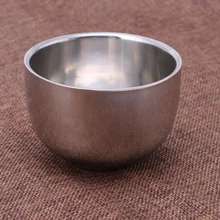 200 мл нержавеющая сталь металлическая Мужская чашка для бритья для мужчин большая чашка для бритья