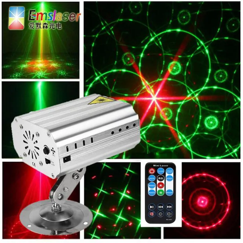 

Voice Control Music Rhythm Flash Light LED Laser Projector Stage DJ Disco Light Club Dancing Party LightS Stage Effect Lighting