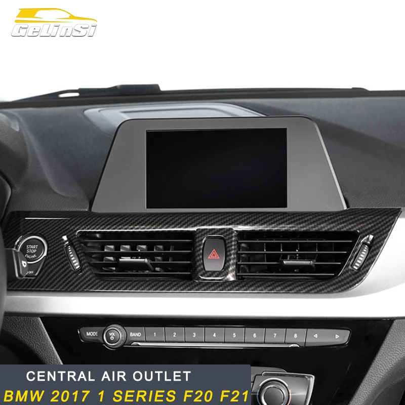 

GELINSI For BMW 2012-2019 1 Series F20 F21 Auto Car-styling Central Air Outlet Trim Stickers Covers Interior Accessories
