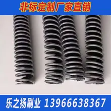 Промышленная щетка температурная прочная нейлоновая щетка пружинная стальная проволока внутренняя и внешняя пластиковая проволочная щетка механический Сприн