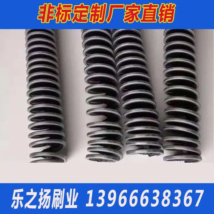 Industrial brush temperature durable nylon spring steel wire about the inner and outer plastic mechanical sprin | Инструменты