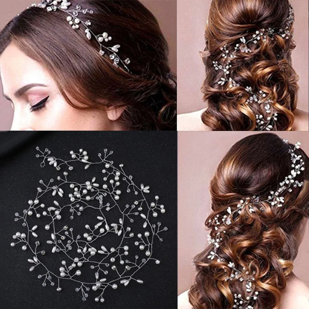 

Hair Band Simple Pearl Hair Band Romantic Wedding Dress Creative Accessories Bride Accessories Wedding Hair Accessories Gift