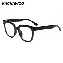 Kachawoo прозрачные очки для компьютера мужские коричневые прозрачные квадратные очки анти светло-голубые женские унисекс компьютерные аксессуары