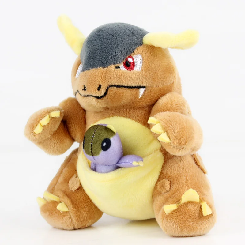 14 см классические плюшевые игрушки Аниме Kangaskhan мягкие Мультяшные животные милые плюшевые куклы подарок для детей