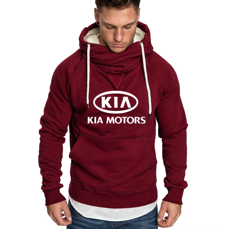 Толстовки для мужчин, автомобиль kia, толстовка с логотипом, весна-осень, новая мужская толстовка с капюшоном в стиле хип-хоп harajuku, модная повседневная толстовка из флиса, спортивный костюм