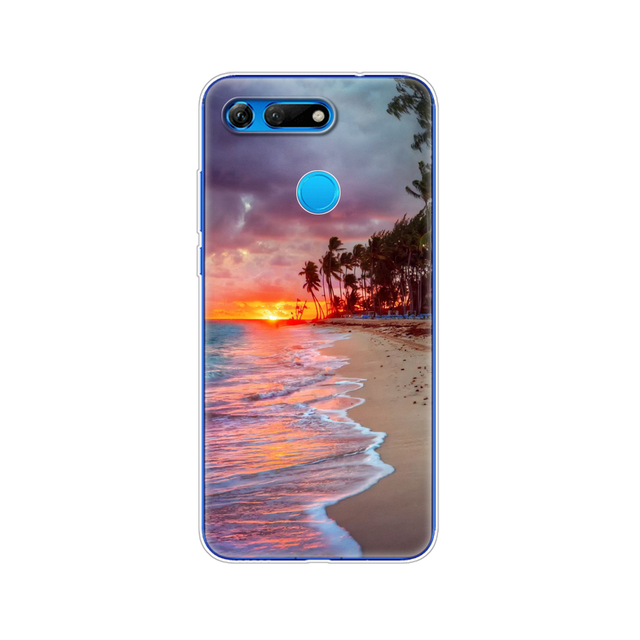 for Huawei Honor View 20 V20 Case TPU Funda Soft Silicone Cover For Honor V20 Capa Cute Animal pattern Silicone Phone