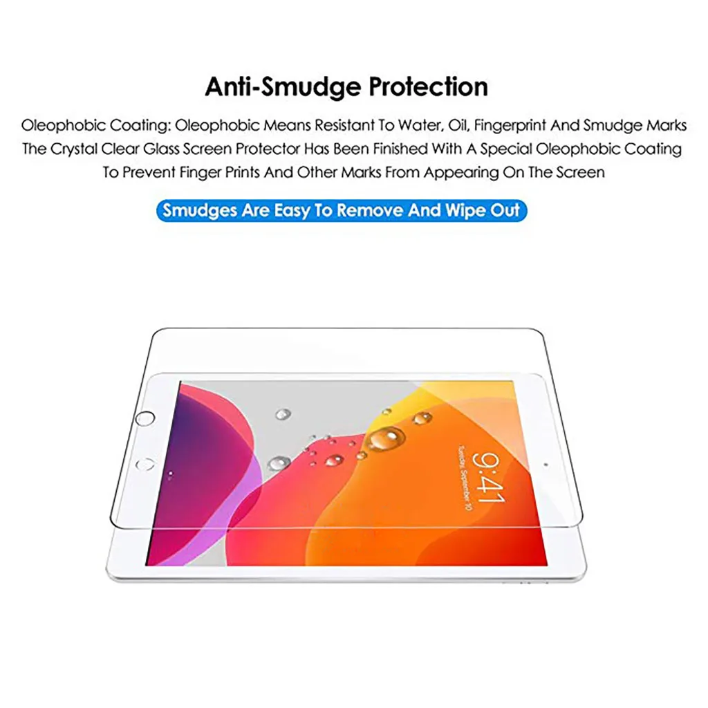 Hd прозрачное закаленное стекло протектор экрана для Ipad 7 поколения 10,2 дюймов Новое поступление#20191016