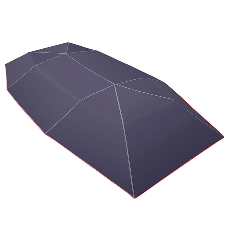 4,5x2,3 м уличный автомобильный тент, автомобильный зонт, солнцезащитный козырек, ткань Оксфорд, полиэфирные Чехлы без кронштейна синего цвета
