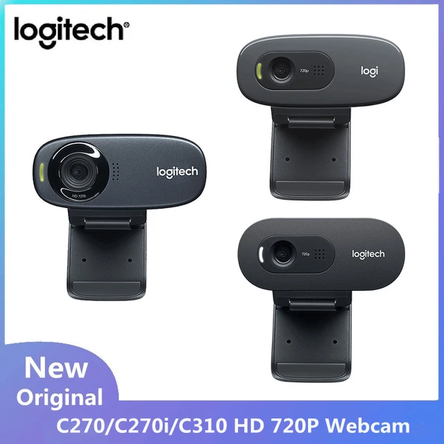 New Original Logitech C310 C270 C270I HD Webcam 720P Built-in Micphone  USB2.0 Computer PC Notebook Video Conference Camera