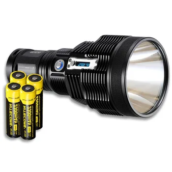 

topsale NITECORE TINY MONSTER TM36Lite SBT-70 PA-C2 1800LMs LED Rechargeable Flashlight 1100M Beam Distance 4x Battery + Charger