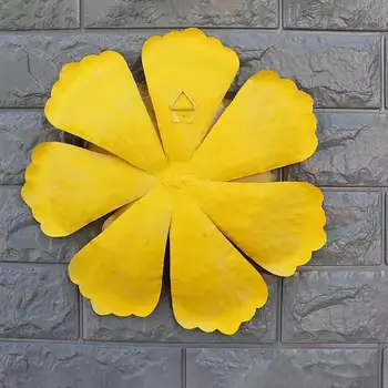 

7 Styles Large Metal Flower Wall Decoration Art Inspirational Hanging Decoration For Indoor Outdoor Home Bedroom Office Garden