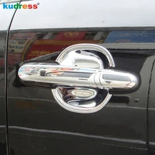 For Kia Sorento 2013 2014 Chrome ABS Door Exterior Accessories Car Handle Bowl Cover Trims Protector 4pcs