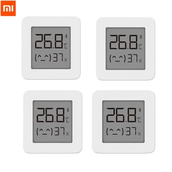 

[Newest Version]Xiaomi Mijia Bluetooth Thermometer 2 Smart Wireless Electric Digital Hygrometer Thermometer Work With Mijia APP