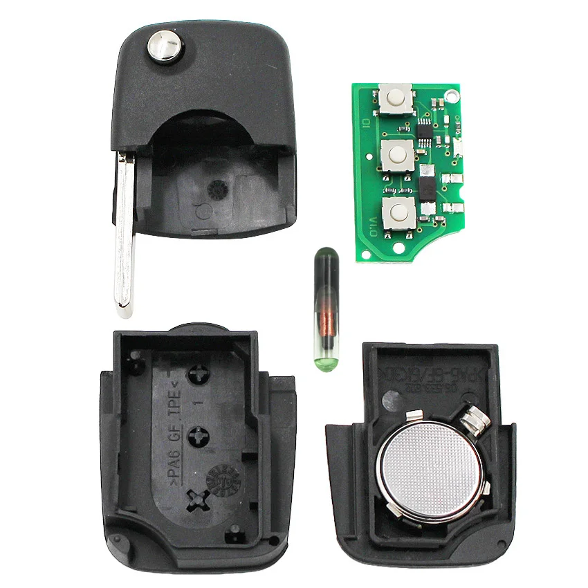 KEYECU REMOTE CAR KEY FOB 433MHZ FOR AUDI A6 1998 1999 2000 2001 2002 2003 2004 TT 2002-20064D0 837 231 K 4D0837231K