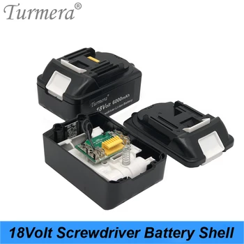 

Turmera 18V 3000mAh 6000mAh Screwdriver Battery Shell Box with 5S 30A BMS Apply to 10Piece 18650 Battery for Electric Drill Use