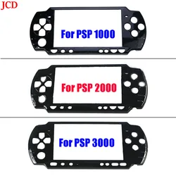 JCD 1pcs Black Front Faceplate Shell Case Cover Proctector Replacement Accessories For Sony For PSP 1000 2000 3000