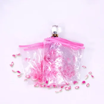 

4 Color Transparent Umbrella Clear Cherry Blossom Sakura Printed Three-folding umbrella Student Portable Sun Rain Umbrellas New