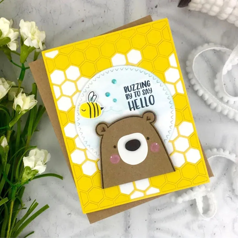 LLove ccплот резки металла штампы высечки формы соты панель записная книжка нож лекало, лезвие трафареты для резки штампов