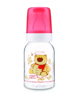 

Bottle canpol cheerful animals trit., strength. Nipple, 120 ml, 3 +, art. 11/851prz, teddy bear