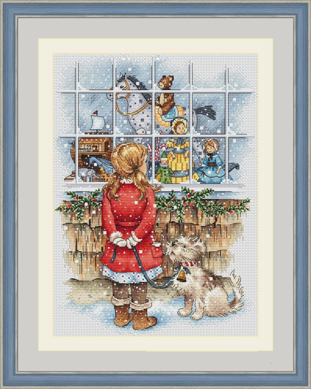 

M191216 Homefun Cross Stitch Kits Package Greeting Needlework Counted Kits New Style Joy Sunday Kits Embroidery Cross-stitch Set