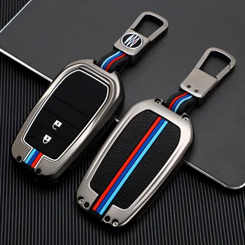 Portachiavi per auto in lega di zinco per Toyota Chr Rav4 Auris Avensis Prius Aygo Camry Corolla Land Cruiser 200 Prado Crown Riez Key Cover - Portachiavi per auto in lega di zinco per Toyota Chr Rav4 Auris Avensis Prius Aygo