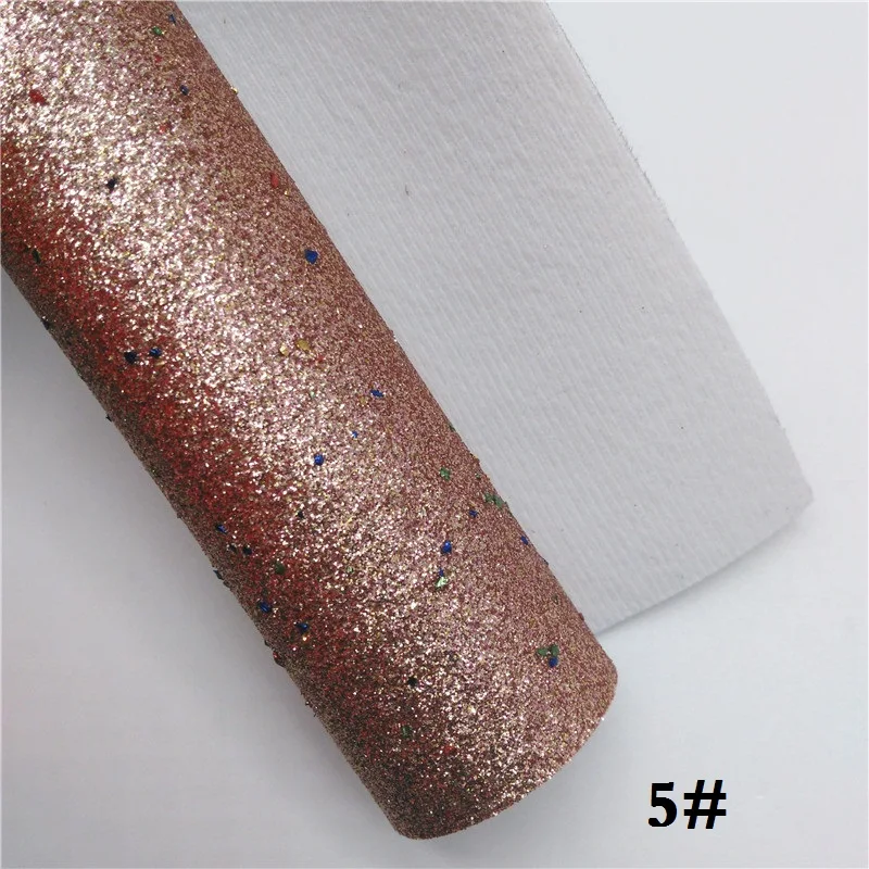 Glitterwishcome 21X29 см A4 Размер посыпать блестящая кожа, блестящая кожа, искусственная из искусственной кожи Ткань Винил для бантов, GM624A - Цвет: 5