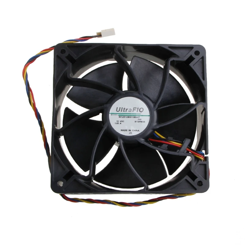6000 об/мин W12E12BS11B5-07 вентилятор 120 мм 12 см PWM высокоскоростной CFM компьютерное