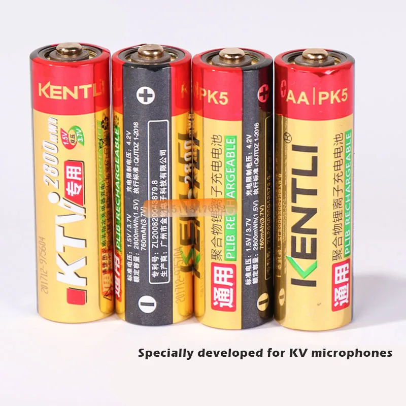 Мощный и лучший 4 шт. перезаряжаемые литий ионные батареи KENTLI 1 5 V AA PK5 2800mWh батарея +