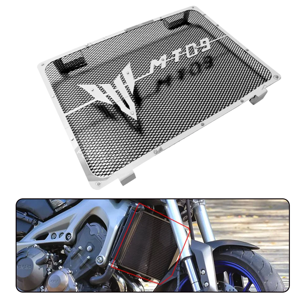 Аксессуары для мотоциклов решетка радиатора защита Yamaha MT09 FZ09 MT 09 гриль Radiat черный
