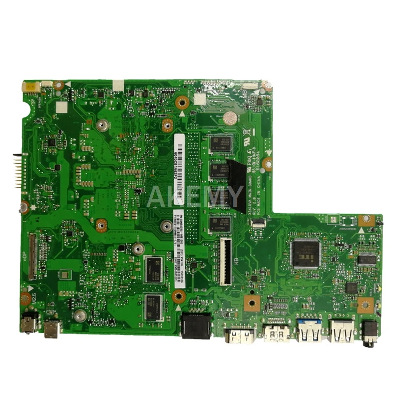 Akemy X541UVK motherboard mainboard i7-6500U CPU 8GB RAM V2G For Asus X541UVK X541UJ X541UV F541U R541U laptop motherboard