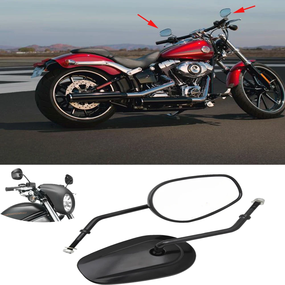 Motorcycle Rearview Mirror 8mm for Harley Davidson Road King Classic SOFTAIL XL XL883 XL1200 SPORTSTER | Автомобили и мотоциклы