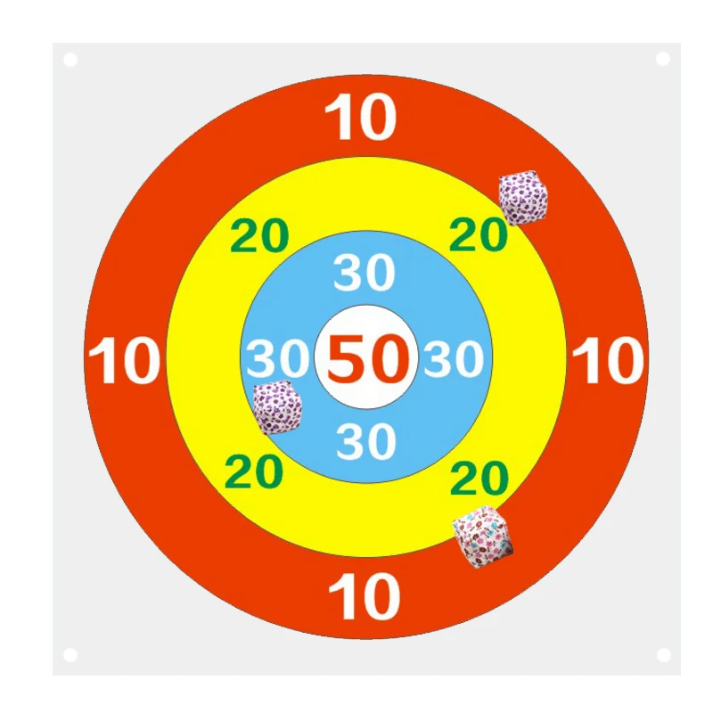 Kids Sandbag Throwing Disc Game Target Throwing Plate Team Parent-child Outdoor Interactive toy Fun Games Props for Children