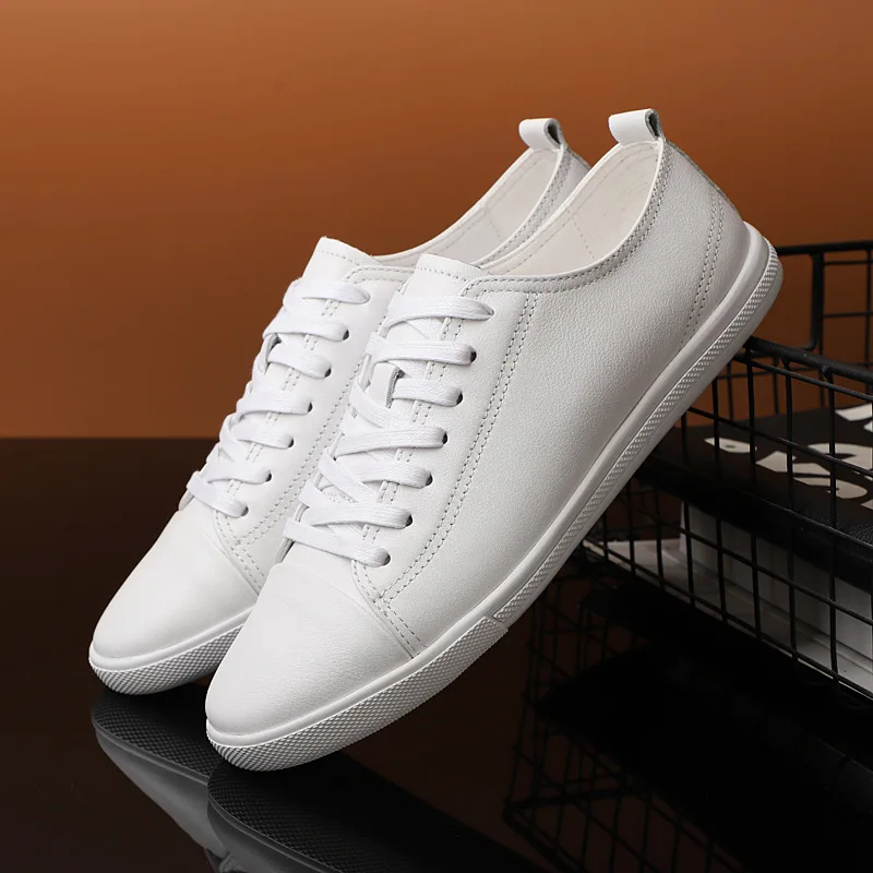 

MFU22 2019 spring and autumn new small white shoes casual men's shoes with low cut shoes men Q3D4