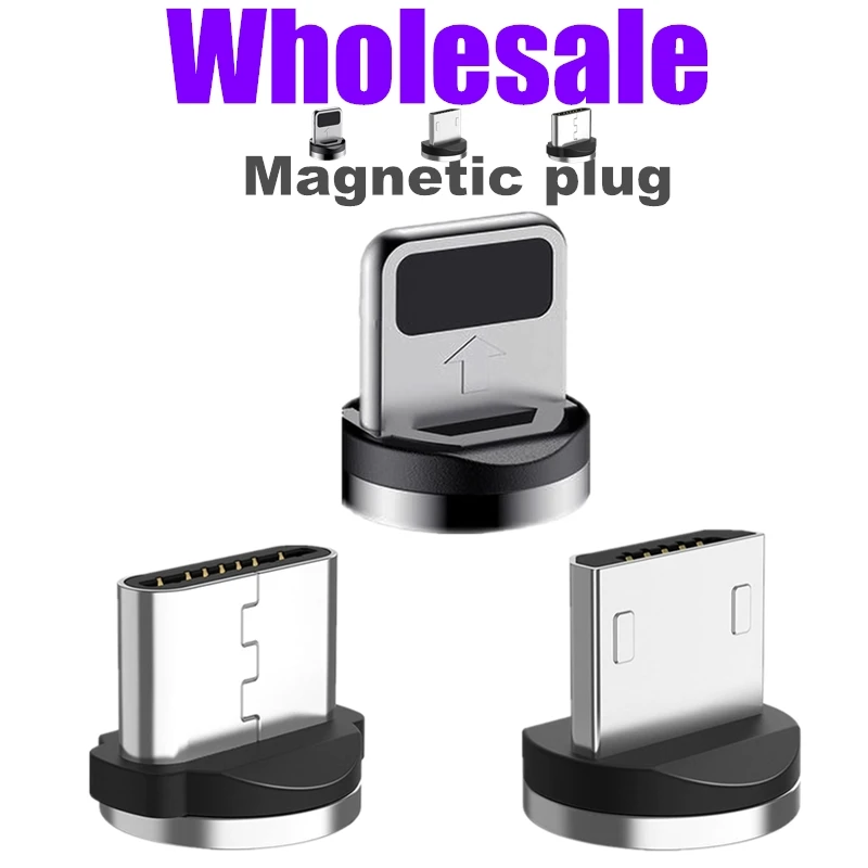 Магнитный штепсельный кабель Type C Micro USB для быстрой зарядки телефона Microusb Type-C