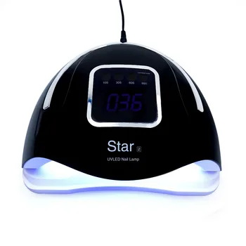 

Portable UV LED Lamp Dual Light Nail Dryer with LCD digital Display Star2 Nail Lamp Smart Timing Set 10s/30s/60s/99s Auto Sensor