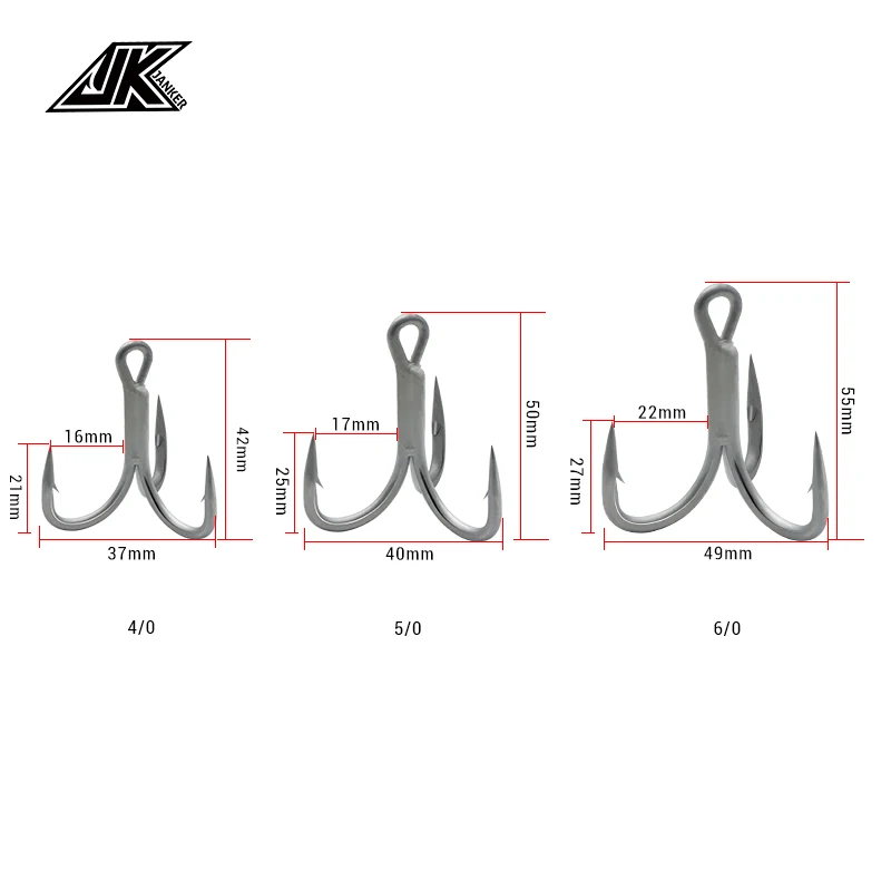 20 Hameçons Eagle Claw L9011 Taille 7/0 - Pour La Pêche En Eau Douce Et Mer
