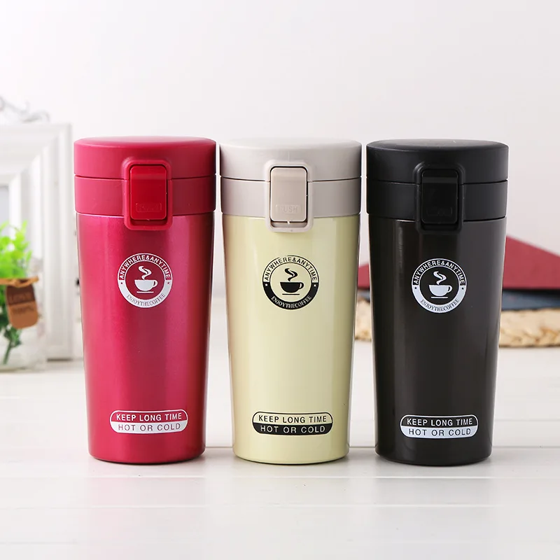 

360ml Stainless Steel Coffee Thermos Cup Portable Car Vacuum Insulated Tumbler Outdoor Travel Vacuum Flask