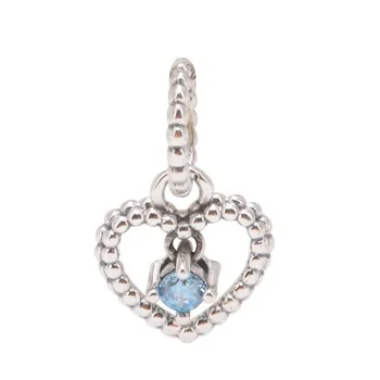 

Original 925 Sterling Silver Charm Hand Painted Love Birthday Pendant Fit Pandora Women Bracelet & Necklace Diy Jewelry