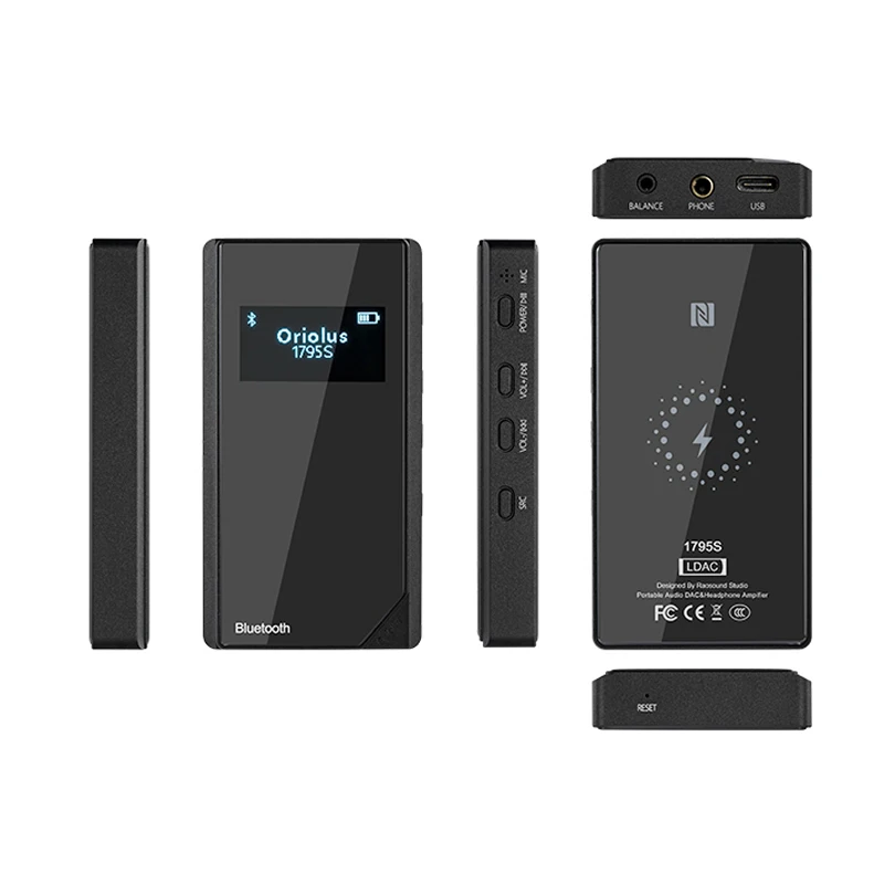 アンプ Oriolus Oriolus1795 Oriolus 1795S Portable Bluetooth Decoding & Headphone amp