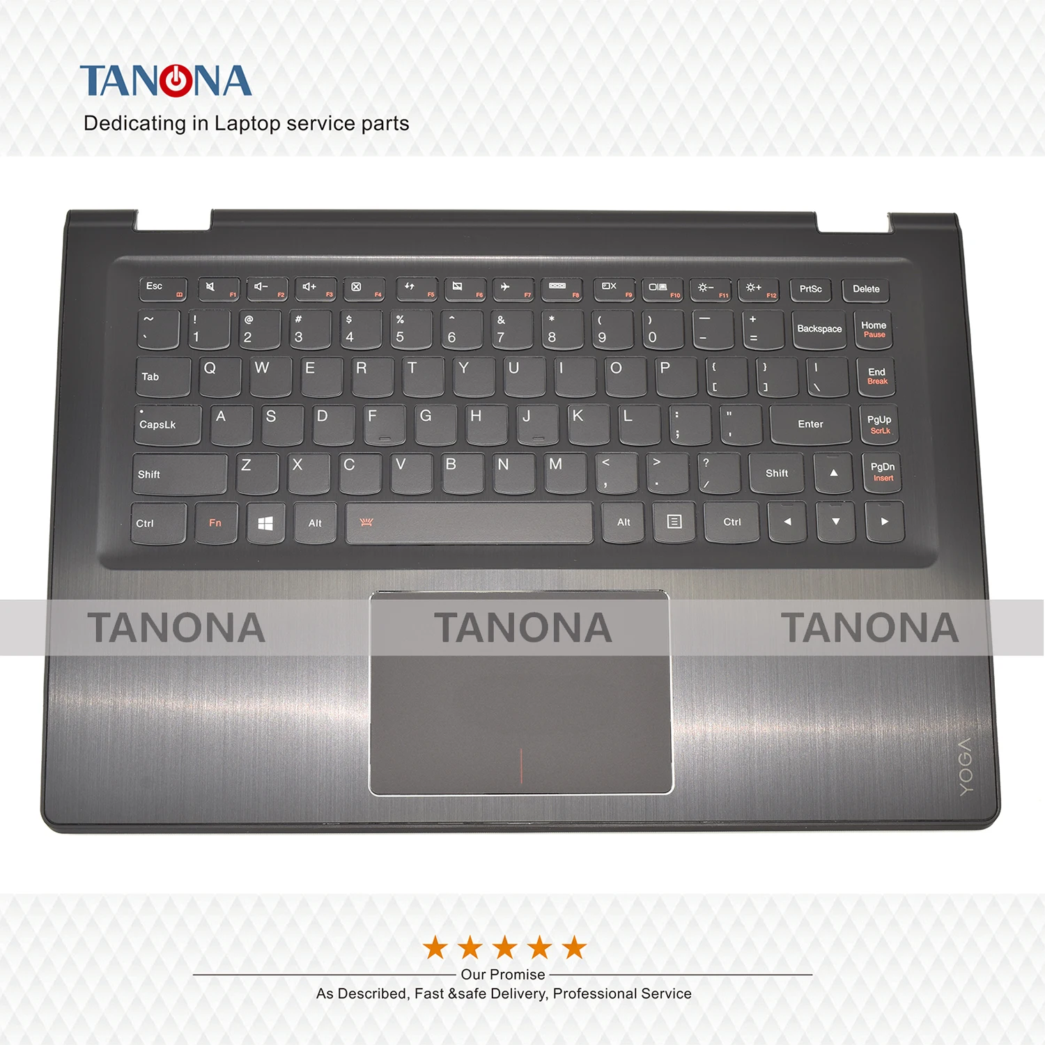 5CB0K61169 AP0YC000200 для lenovo Yoga 700-14ISK 3 14 США клавиатура КБ ободок верхний чехол BL